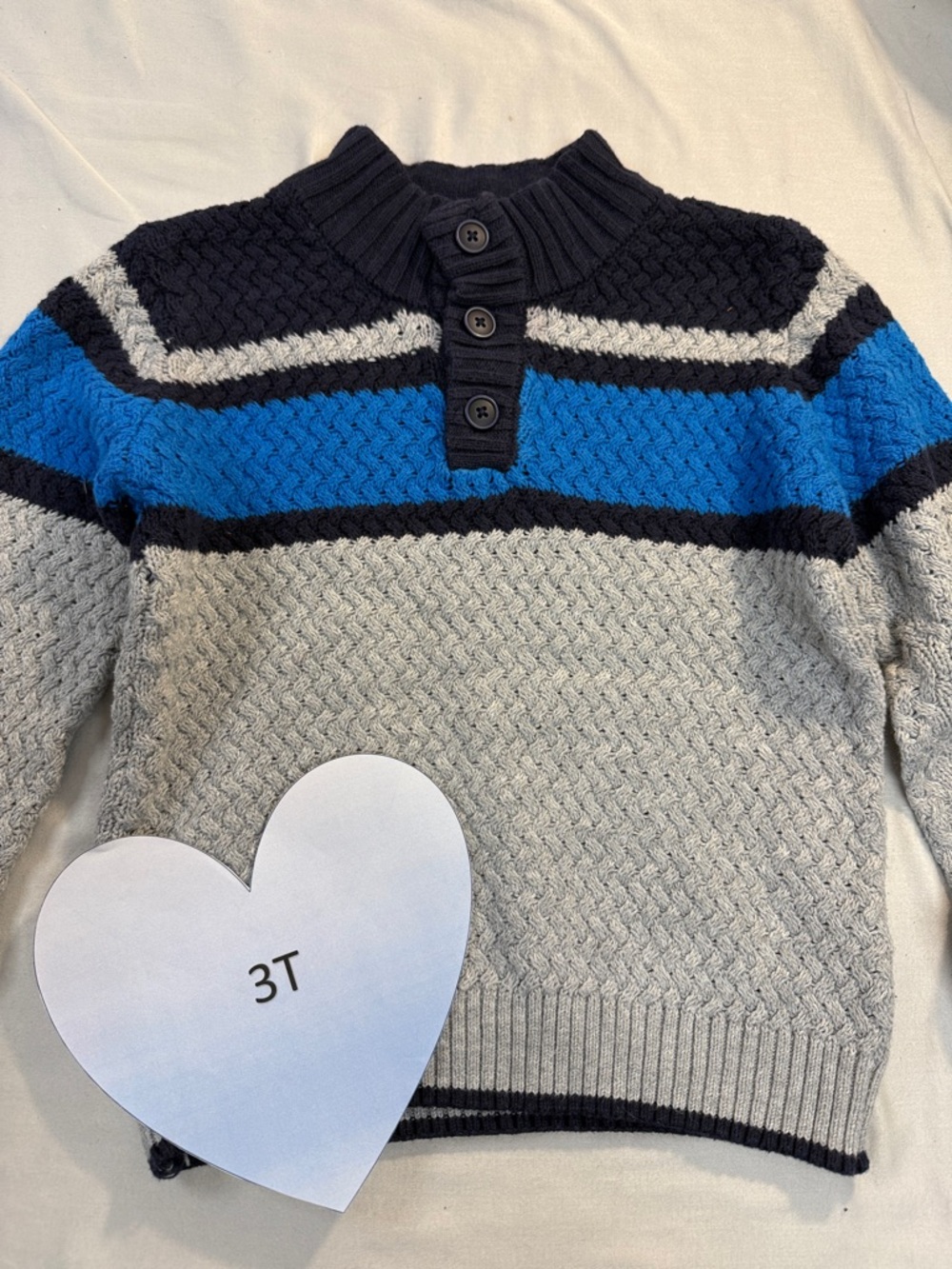 Gymboree - Blue and Gray Crewneck Sweater